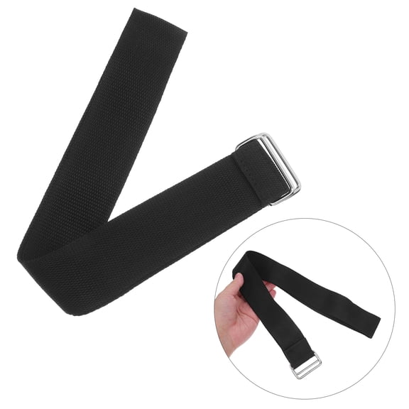 4-Pack Black Polyester Mattress Moving Handles with Bed Storage Pull Straps for Easy Bedroom Use and Furniture Handling