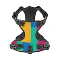 thumbnail image 4 of Colorful Squares Geometric Abstraction Dog Harness, Pet Dog Out to Prevent Break Free Leash, Adjustable, Easy to Wear, Small, 4 of 9