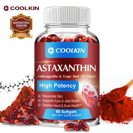 Astaxanthin - Skin, Eye, Joint, Heart and Cardiovascular Health, Support Vision