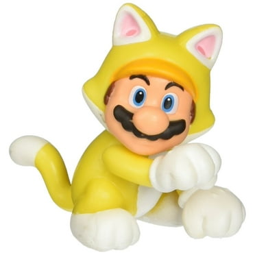 Jakks Pacific World of Nintendo 91424 2.5" Cat Mario Action Figure