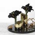 thumbnail image 1 of MUYHOME 20pcs Flores negras CALLA CALLA FLORES DE LILY PARA DIY Centres de ramas para bodas nupciales Decoración del hogar (negro) Veryhome Ver descripción, 1 of 2