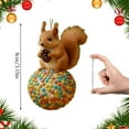 thumbnail image 3 of 1Pcs Cute Animal Christmas Ornament,Forest Animal Decoration,2D Acrylic Handmade Animal Christmas Ornaments,Farm Ornaments for Christmas Tree,gifts for animal lovers, 3 of 8