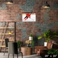 thumbnail image 3 of Patrick Kane 20x29 Framed Canvas Blackhawks Red-H Skating, 3 of 4