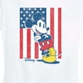 thumbnail image 3 of Disney - Americana - Mickey Vertical American Flag - Women's Short Sleeve Graphic T-Shirt, 3 of 5