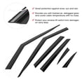 thumbnail image 4 of Fydun 6pcs Window Visor Deflector Rain Guard Vent Sun Rain Shade Deflector Car Refitting Accessories For Land Rover Range Velar 2018-ON , Black, 4 of 8