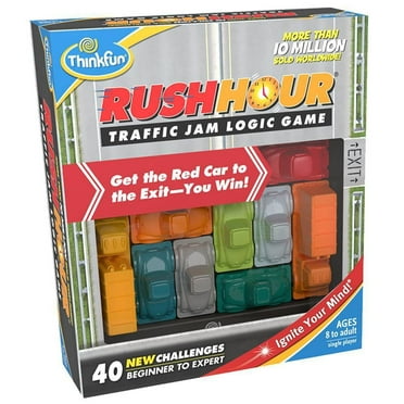 ThinkFun Rush Hour Travel Ages 8  Board Game with 40 Challenges