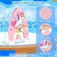 thumbnail image 2 of MoKo 2 in 1 Swimming Kickboard, Swimming Training Kick Board Pool Exercise Equipment Promote Natural Swimming Position Water Fun Tool for Kids, Pink Unicorn, 2 of 8