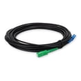 thumbnail image 3 of AddOn - Patch cable - SC/APC single-mode (M) to SC single-mode (M) - 20 m - fiber optic - simplex - 9 / 125 micron - OS2 - OFNR - outdoor, riser - black, 3 of 8
