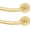 Gold, variant on Curtain Rods for Windows 28 to 48 inch, 5/8 Inch Gold Curtain Rod, Adjustable Wrap Around Curtains Rod, Blackout Curtains Rods, Metal Room Darkening Curved Cafe Small Drapery Pole, Gold