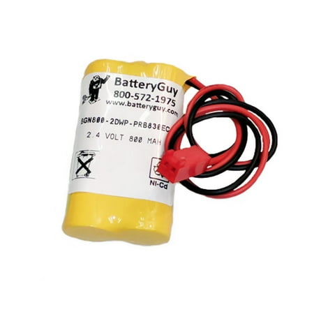 - nickel cadmium battery 2.4v 800mah | bgn800-2dwp-prb830ec (rechargeable)