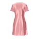 thumbnail image 5 of TaTaai Women Solid Loose Casual Satin Short Sleeve V-Neck Ruched Dress Fashion Elegant Dress Ladies Daily Commute Party Festival Wear Lightweight Breathable No Fading Stylish Dress Gift, 5 of 6