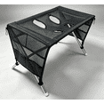 thumbnail image 4 of Breathable Mesh Pet Grooming Hammock, Detachable Stainless‑Steel Stand Work Table for Small‑Pet Trimming Care [Black], 4 of 5