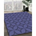 thumbnail image 2 of Ahgly Company Indoor Rectangle Patterned DarkSlate Blue Purple Area Rugs, 7' x 10', 2 of 6
