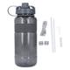 thumbnail image 1 of Botella de agua de pajita deportiva de 2000 ML botella de agua al aire libre gris portátil de gran capacidad, 1 of 10