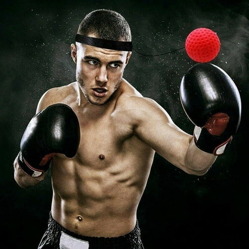 1 Set Fight Ball Reflex Boxing React Training Speed Punch Head Cap String Ball