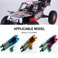 thumbnail image 4 of Baohd RCGOFOLLOW 2pcs Aluminum Alloy Wear-resistant Front Rear Shock Absorber For 1/10 Rc Front Rear Shock Absorber WLtoys K949 10428 Dark Blue, 4 of 6