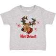 thumbnail image 3 of Inktastic Merry Christmas Reindeer Boys or Girls Toddler T-Shirt, 3 of 5