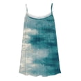 thumbnail image 5 of Boho Tank Tops for Women Summer Casual Loose Fit Spaghetti Strap Pleated Front Scoop Neck Camisole Tanks, 5 of 6