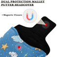 thumbnail image 3 of Haosy Cloud and Star Golf Mallet Putter Cover Strong Magnetic Leather Golf Club Headcover Closure, 3 of 7