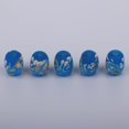 thumbnail image 1 of de Barril / Ovaladas de 5 Uds., Cristal, Piedra Azul, Espaciadoras Sueltas, Fabricación de Joyas, de Pintadas a Mano Macarena Cuentas para hacer joyas, 1 of 8