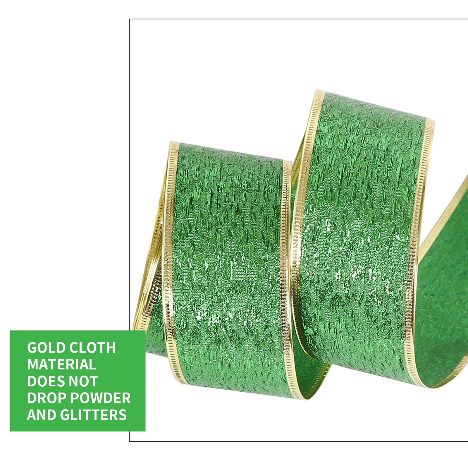 St. Patrick's Day Decoration 2" Green Phnom Penh Ribbon DIY Bow Irish Festival Ribbon