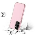 thumbnail image 3 of For Samsung S23 Plus Sturdy Ultra Thick 3mm Transparent Hybrid Case Cover - Pink, 3 of 3