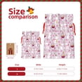 thumbnail image 3 of Fuzoiu Easter Rabbit Print Christmas Gift Bag,Burlap Gift Bag with Drawstring Closure & Hang Tag,Perfect for Holidays, Birthdays, and Special Occasions-Small, 3 of 7