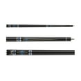thumbnail image 2 of Viper Sinister 58" Billiard/Pool Cue, 2 Piece, Black and Blue, 19 Ounce, 2 of 7