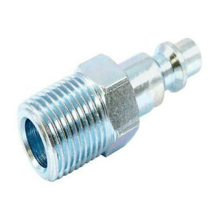 

2Pc Forney Steel Air Plug 3/8 in. Male X 1/4 in. 1 pc