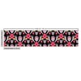 thumbnail image 3 of Ambesonne Mexican Fabric by the Yard Upholstery, Sugar Skulls Flowers Hands, 5 Yards, Pink Jade Green and Apricot, 3 of 5