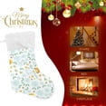 thumbnail image 4 of Coolnut 1 PCS Christmas Stocking Simple Angels Big Warm 17.7 x 12 Inch Hanging Xmas Stockings Decoration for Family Holiday Party Ornaments Decor Fireplace, 4 of 7