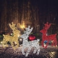 thumbnail image 2 of Adornos de cieERos navideños de hierro forjado Adornos navideños de alces Ca, 2 of 3