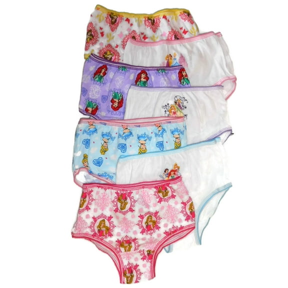 PRINCESS Panties Toddler Girls' 7-pack 2T/3T, 4T NEW Handcraft DISNEY