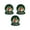 A - Multicolor - Happy Christmas 24 Count, variant on Aurorax 8 Pack Paper Plates 7 inch,Birthday Plates for Dinner Dessert Cake,Small Green Microwave Safe Disposable Plates