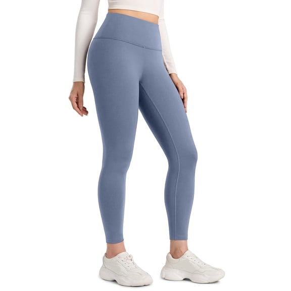 Women's Leggings Quick Drying Casual Workout No Front Seam Yoga Pants Blue L