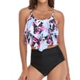 thumbnail image 3 of Traje de baño Nikou para mujer dividido con Volantes verano, 3 of 6