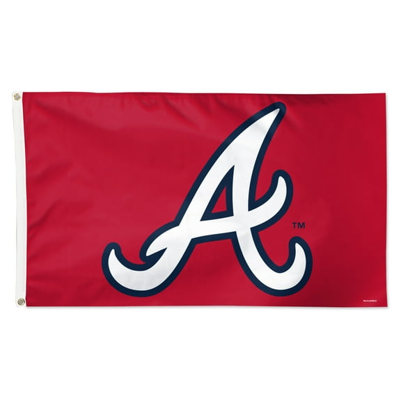 WinCraft Atlanta Braves 3' x 5' Single-Sided Deluxe Primary Team Flag