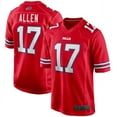 thumbnail image 2 of Youth Buffalo Shakir 10 Blue Player Game Stitched T-shirts Performance Top, X-Large, 2 of 2