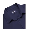 thumbnail image 3 of COOFANDY Men' Short Sleeve Button Down Shirt Wrinkle Free Stretch Business Casual Dress Shirt Summer Office Wedding Travel Untucked Shirt with Pocket Army Green, 3 of 6