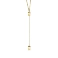 thumbnail image 2 of Angara Collier Péridot Naturel - Collier Style Lariat Péridot Rond 1.1 ct en Or Jaune 14K pour Femmes, 2 of 8
