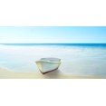 thumbnail image 2 of McLoughlin, James 18x11 Black Ornate Wood Framed with Double Matting Museum Art Print Titled - Boat on a Beach III, 2 of 4