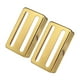 thumbnail image 2 of Cubiertas de Humbucker de dos líneas Yuyangstore Dorado 2 piezas, 2 of 6