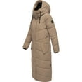 thumbnail image 2 of Marikoo Women's Extra-Long Quilted Winter Jacket - Detachable Hood - Calf-Length - Hingucker XIV, 2 of 6