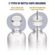 thumbnail image 2 of NiHome Botella de Agua de Vidrio 25 Oz/750 Ml con 2 Tapas y Pajita de Acero Inoxidable, Resistente a Altas Temperaturas, Sello a Prueba de Fugas para Viajes, Gimnasio, Escuela y Hogar., 2 of 7