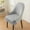Gray, variant on Djiypn Stretch Wingback Side Chair Slipcover-Accent Chair Cover Slipcover with Arm and Skirt, Washable Dining Chair Protector for Dining Living Room（1Pack, White)