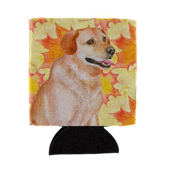 Carolines Treasures BB9975CC Labrador Retriever Fall Can or Bottle Hugger  Can Hugger multicolor