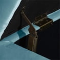 thumbnail image 5 of Elle Decor Collette Tufted Storage Bench in French Blue Velvet, 5 of 9