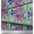 thumbnail image 2 of Soimoi Polyester Crepe Fabric Geometric & Flower Artistic Print Fabric by Yard 42 Inch Wide, 2 of 3