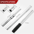 thumbnail image 2 of 23" Lug Wrench - 4-Way Tire Iron Set with Sockets (17mm/19mm, 21mm/23mm) & Storage Bag, 2 of 5