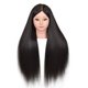 thumbnail image 2 of Modelo de cabeza de peluquero, aprendiz de cabello real completo, cabeza de peluca rizada, práctica de trenzado de cabello en espiral, cabeza de modelo de muñeca de maquillaje, 2 of 2